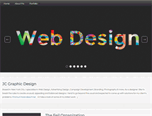 Tablet Screenshot of jcgraphicdesign.net